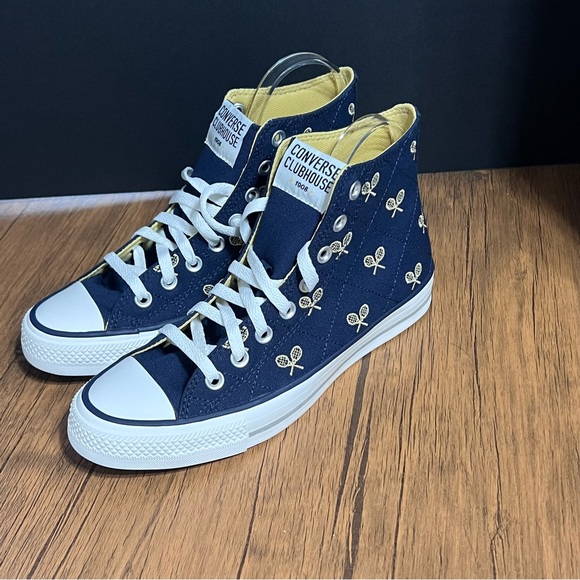 Converse Shoes - Converse CTAS Hi Top Clubhouse Sneakers M6.5 W8.5 Obsidian Blue/Trailhead Gold